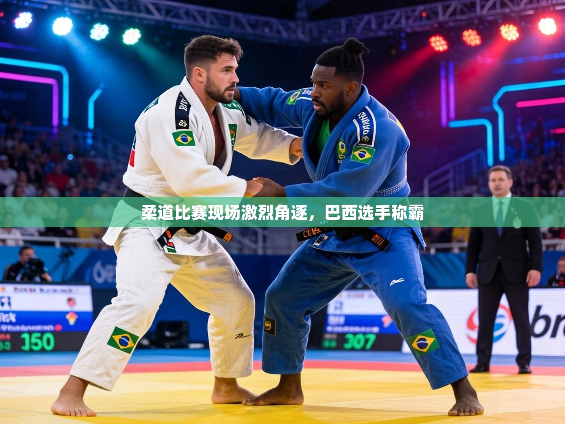 柔道比赛现场激烈角逐，巴西选手称霸  第1张