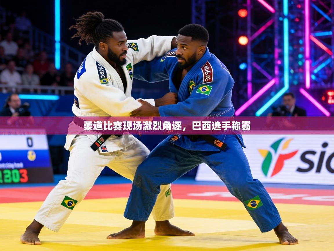 柔道比赛现场激烈角逐，巴西选手称霸  第2张
